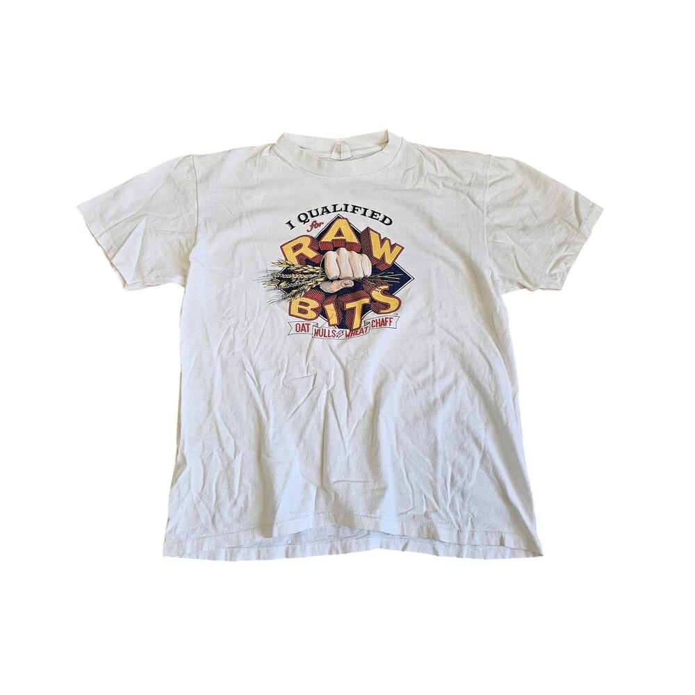 Prairie Home Companion Raw Bits T-Shirt Sz M-L 1980s